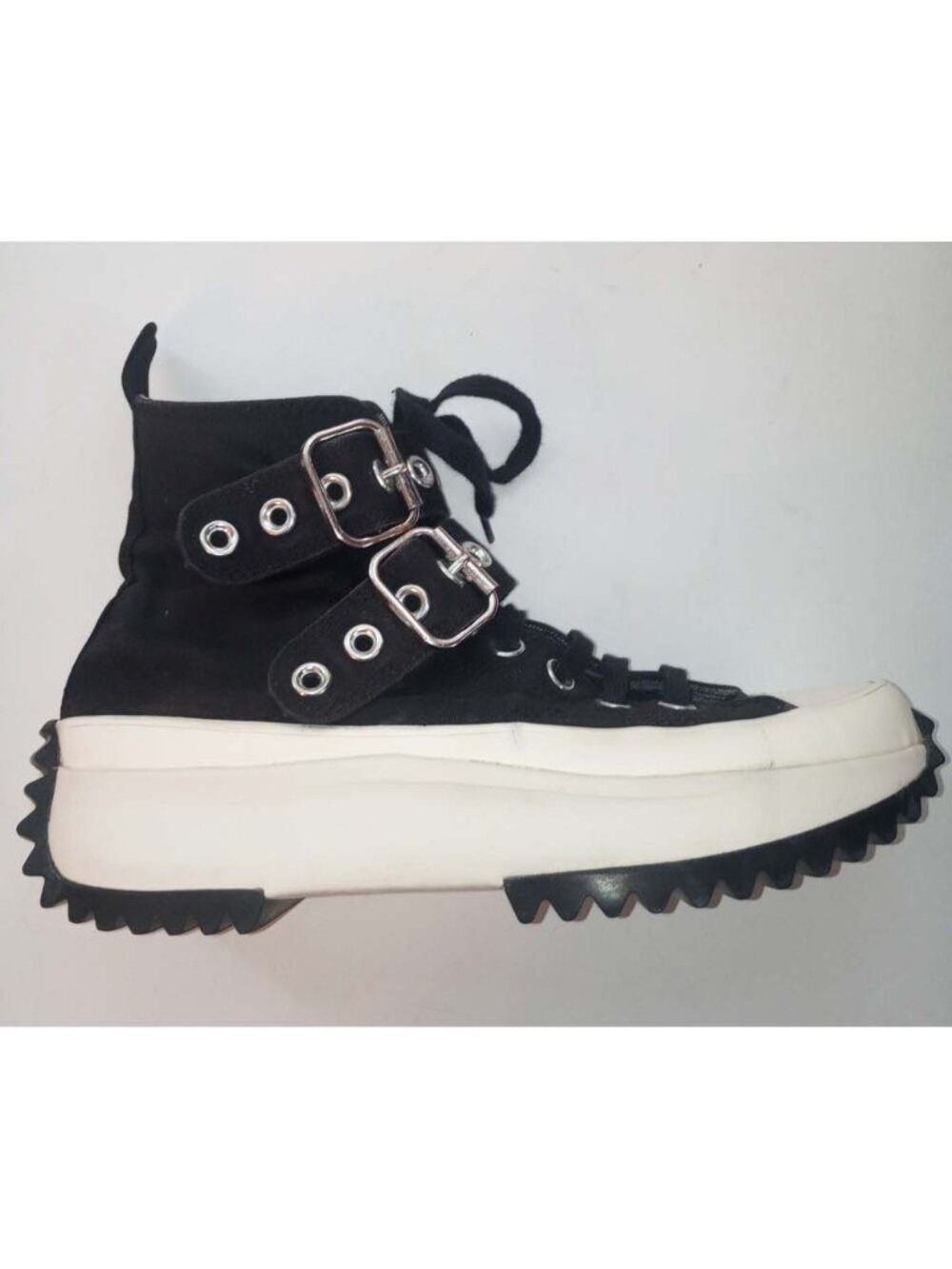 Converse Run Star Hike Platform Sneakers High Punk Black Men's 6.5 / Women's 8